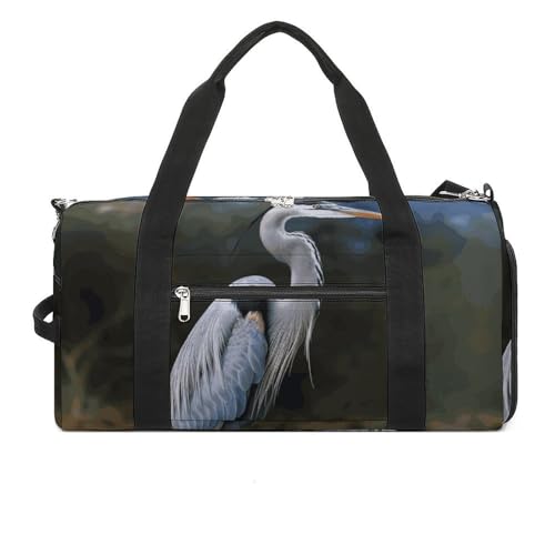 Sporttasche für Herren und Damen, Reihertasche, Wochenendtasche mit Schuhfach, Einheitsgröße, Einheitsgröße, Stil:, Einheitsgröße von NTVOWPZO