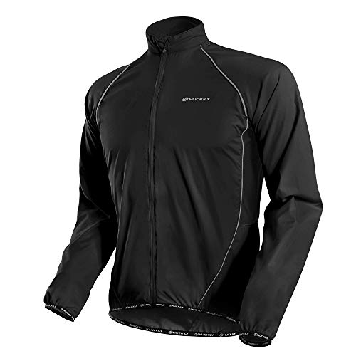 NUCKILY Herren Multifunktionelle Fahrradjacke Windjacke Radjacke Laufjacke Winddicht Wasserabweisend Atmungsaktiv Reflektierend MTB Mountainbike Jacket Anti-UV Joggen Wandern NUCKILY Herren Multifunktionelle Fahrradjacke Windjacke Radjacke Laufjacke Winddicht Wasserabweisend Atmungsaktiv Reflektierend MTB Mountainbike Jacket Anti-UV Joggen Wandern von NUCKILY