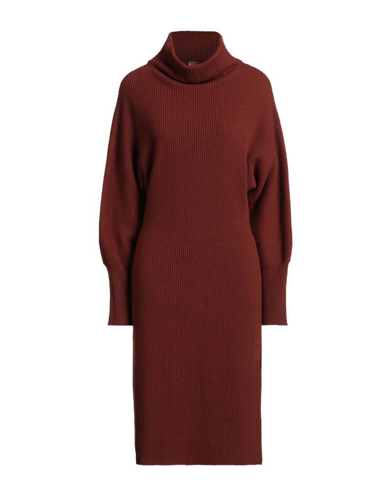 NUDE Midi-kleid Damen Rostrot von NUDE