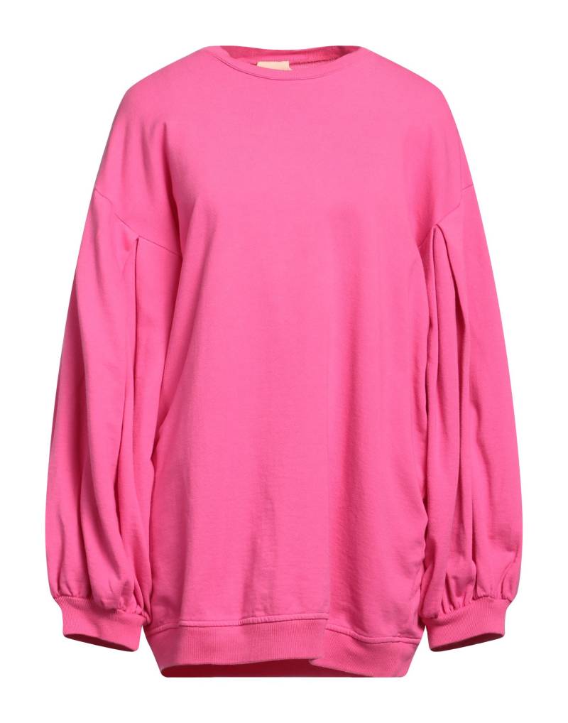 NUDE Sweatshirt Damen Fuchsia von NUDE