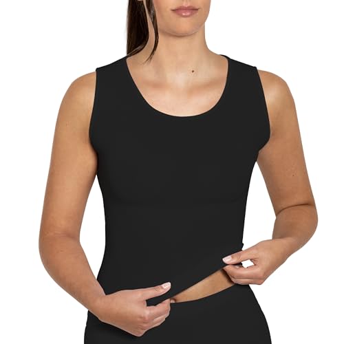 #NUDEBUTBETTER Tank Top U-Neck Schwarz von #NUDEBUTBETTER