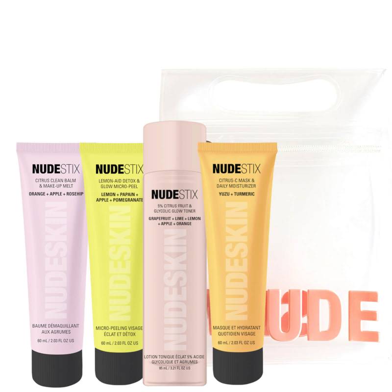 NUDESTIX Nudeskin 4-Step: Citrus Renew Set for Makeup von NUDESTIX