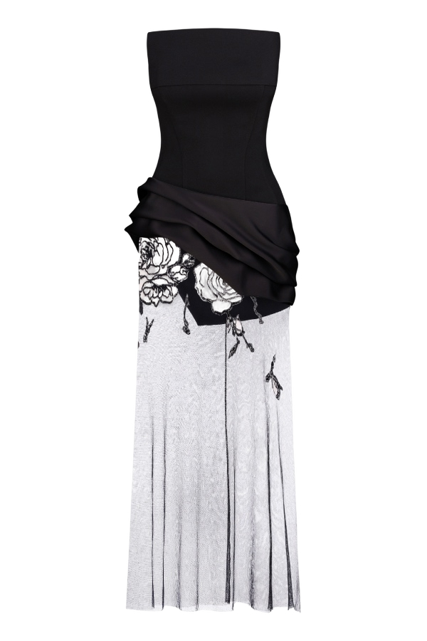 NUÉ | CAMELLIA DRESS | Women's Black Midi dresses von NUÉ
