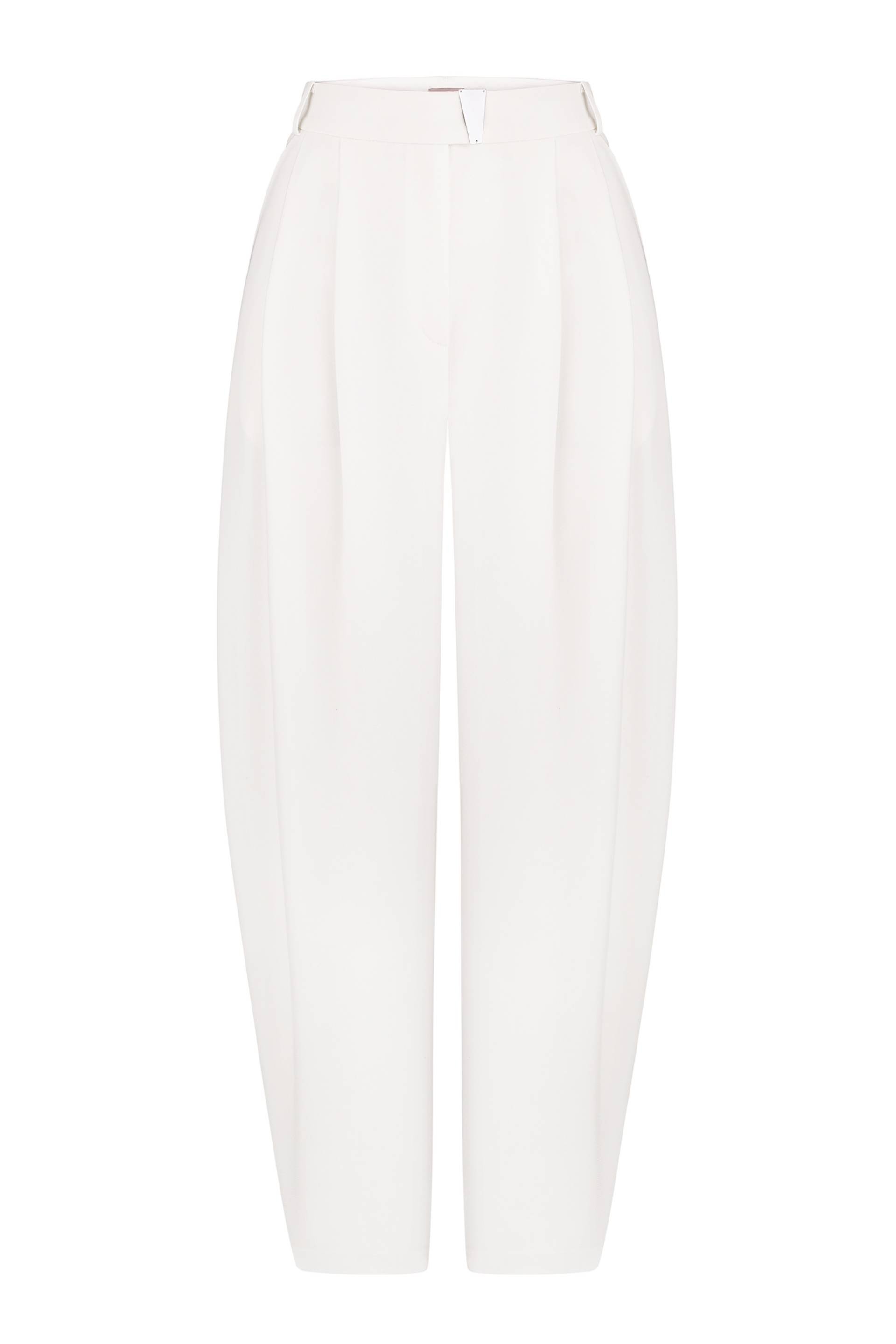 WATER LILY TROUSERS - White - M - NUÉ - High waisted pants WATER LILY TROUSERS - White - M - NUÉ - High waisted pants von NUÉ
