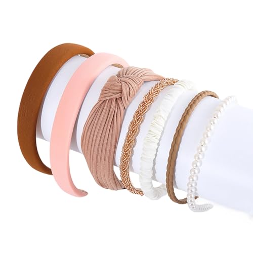 1 Set Universal-Haarband mit Kunstperlen, sichere Passform, bequem zu tragen von NUEAYMS