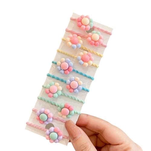 10 Stück süße Kinder-Haarringe von NUEAYMS