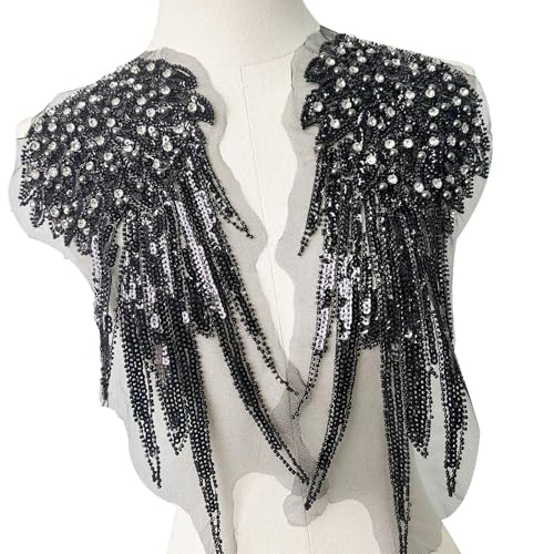 2 Stück handgemachte Flügel Brosche Elegante Halloween Brosche für Frauen und kreative Projekte Bühnenperformance von NUEAYMS