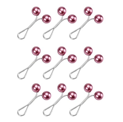 9 Perlen-Clips für Damen, Schals und Kopftuch-Accessoires, Kopftuch, Schmuck, Hijab-Pinzette, Outdoor-Aktivitäts-Clips, von NUEAYMS