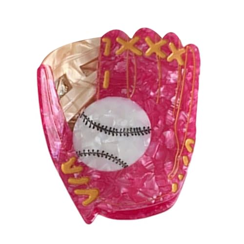 Baseball-Acetat-Haarspange mit Tennis-Thema, starker Halt, für Damen, Teenager, Pferdeschwanz-Pfanne und Hochsteckfrisuren für Frauen von NUEAYMS