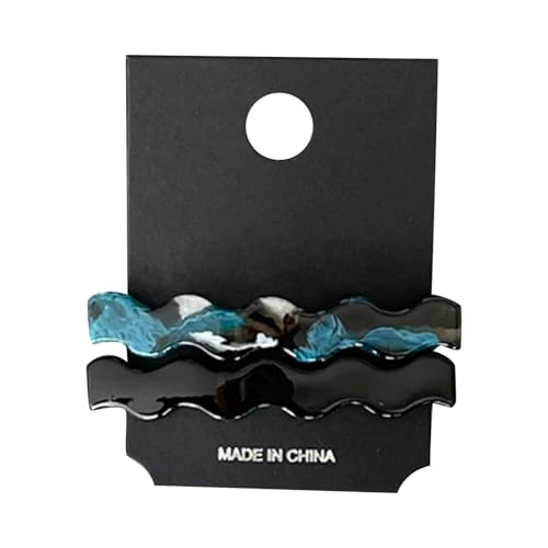 Die raffinierte Acetat-Haarspange kombiniert Textur mit modischen und funktionalen Accessoires für sicheres Styling mit koreanischen Haarklammern in jeder Umgebung von NUEAYMS