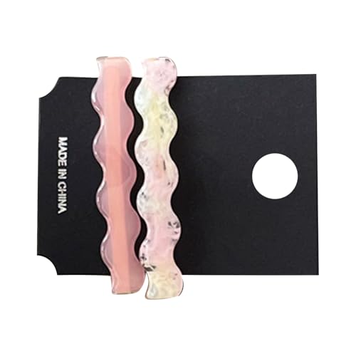 Die raffinierte Acetat-Haarspange kombiniert Textur mit modischen und funktionalen Accessoires für sicheres Styling mit koreanischen Haarklammern in jeder Umgebung von NUEAYMS