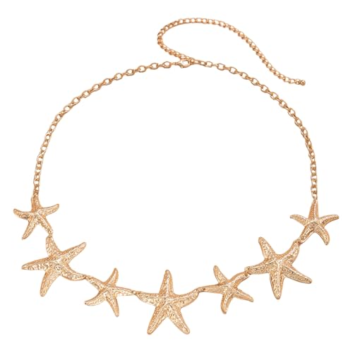 Elegante Taillenkette Seestern Metall Körperschmuck Party Abendkleid Event Schmuck Damen Strand Kette von NUEAYMS