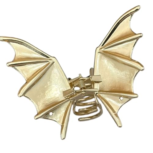 Große Haarspange aus Metall, Fledermaus-Motiv, für Halloween, Cosplay, Frisur, Festival, Events, von NUEAYMS