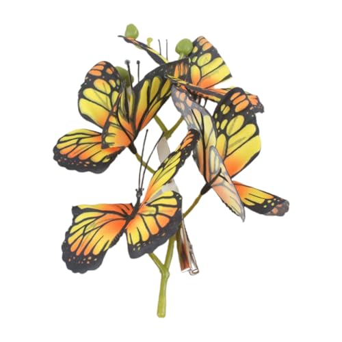 Haarnadel-Clip, Schmetterlings-Clip, Kopfbedeckung, Haarnadel, eleganter Strand-Pfannenhalter, Kugel, starker Halt für Mädchen, Schmetterlings-Haarspange von NUEAYMS
