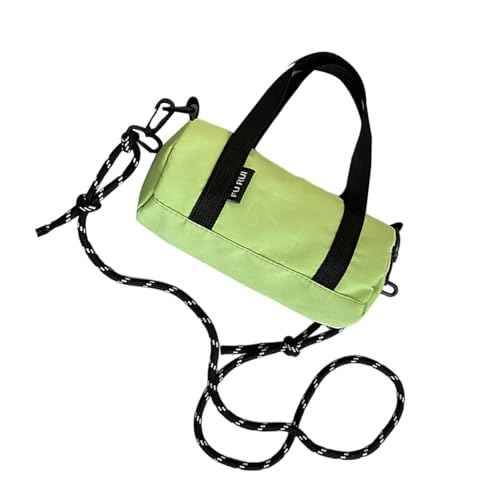 NUEAYMS Modische Nylon-Umhängetasche mit verstellbarem Riemen, lässige Handtasche, Schultertasche für Arbeit, Schule oder Reisen, geräumige Nylon-Umhängetasche, grün, One Size von NUEAYMS