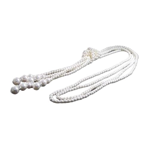 NUEAYMS Vielseitige Perlen-Halskette mit Knoten-Anhänger mit mehrlagigem Design für jeden Anlass, trendig von NUEAYMS