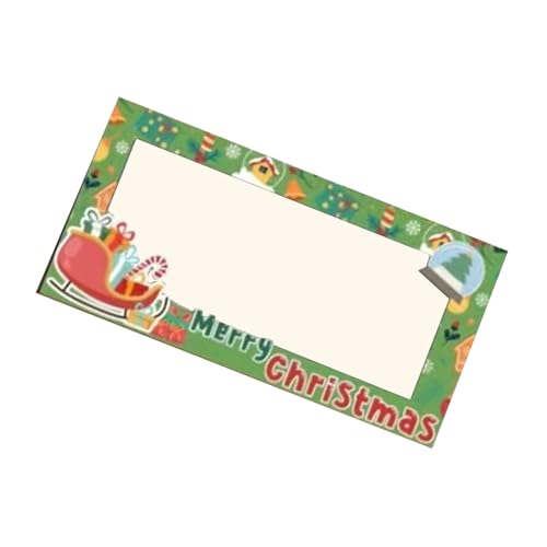 NUEAYMS Weihnachtsgeldhalter Holzgeldumschlag Stilvoller Geschenk Wallet Feierlicher Clip Für Urlaubsfeiern Und Versammlungen von NUEAYMS