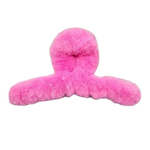 Plüsch-Haarspangen für dickes Haar, Pelze, Haarklammern, niedliche Haarspange, Kieferklemme für Damen, Zubehör, Slip-Haarnadeln, niedliche Haarspangen, große Haarspangen, niedlich und verspielt von NUEAYMS