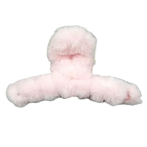 Plüsch-Haarspangen für dickes Haar, Pelze, Haarklammern, niedliche Haarspange, Kieferklemme für Damen, Zubehör, Slip-Haarnadeln, niedliche Haarspangen, große Haarspangen, niedlich und verspielt von NUEAYMS