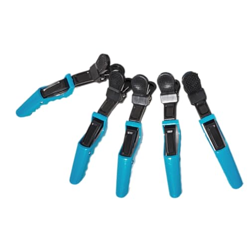Professionelle Haarspangen für Damen, 5 Stück, Doppelscharnier-Design, lebendige Farbe, präzise Positionierung von NUEAYMS