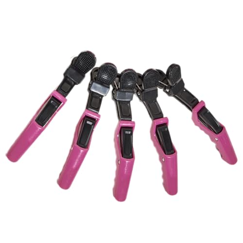 Professionelle Haarspangen für Damen, helles Doppelscharnier-Design, helle Farbe, präzise Positionierung, 5 Stück von NUEAYMS