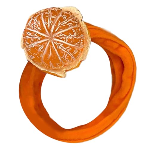 Realistische Haargummis mit Fruchtmotiv, schönes weiches Harz-Fruchtband, Haar-Accessoires für Frauen von NUEAYMS