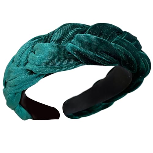Retro Stirnband aus Plüsch, elastisch, bequem, Mode-Accessoires für Frauen, luxuriöse Haarstyling-Werkzeuge, Haarband für Mutter und Schwester von NUEAYMS