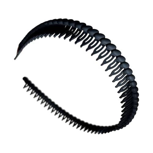 Rutschfester, dünner Haarreif, Zahnkamm, verstellbare Passform, modisches Accessoire für Damen von NUEAYMS