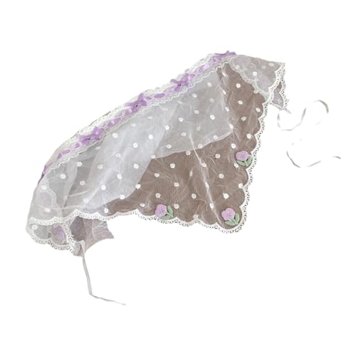 Spitzen-Stirnband im Retro-Stil, für Partys und den täglichen Gebrauch, Ballett-Zubehör, Spitzenschal von NUEAYMS