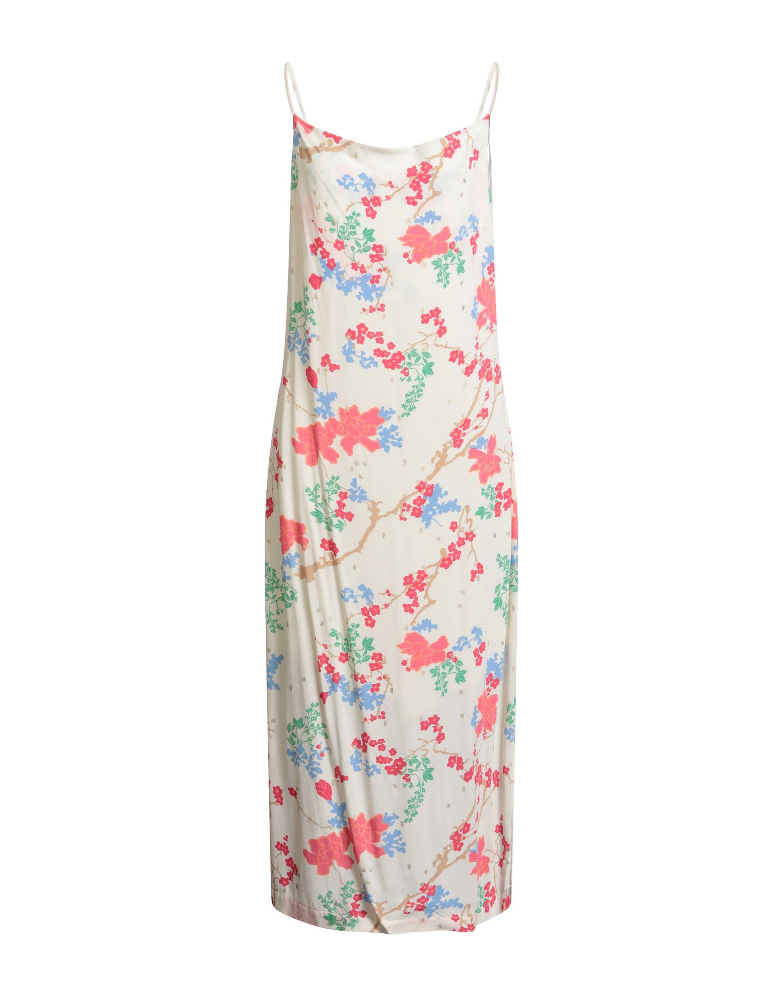 NÜMPH Midi-kleid Damen Cremeweiß NÜMPH Midi-kleid Damen Cremeweiß von NÜMPH
