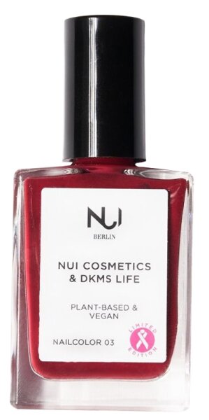 NUI Cosmetics Natural & Vegan Nailcolor 14 ml DKMS Dunkelrot-Violett von NUI Cosmetics