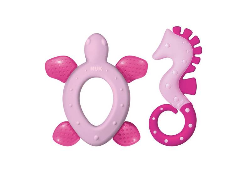 NUK Beißring NUK baby Beißring Vorteilset Kühlbeißring + Seepferdchen ab3M von NUK