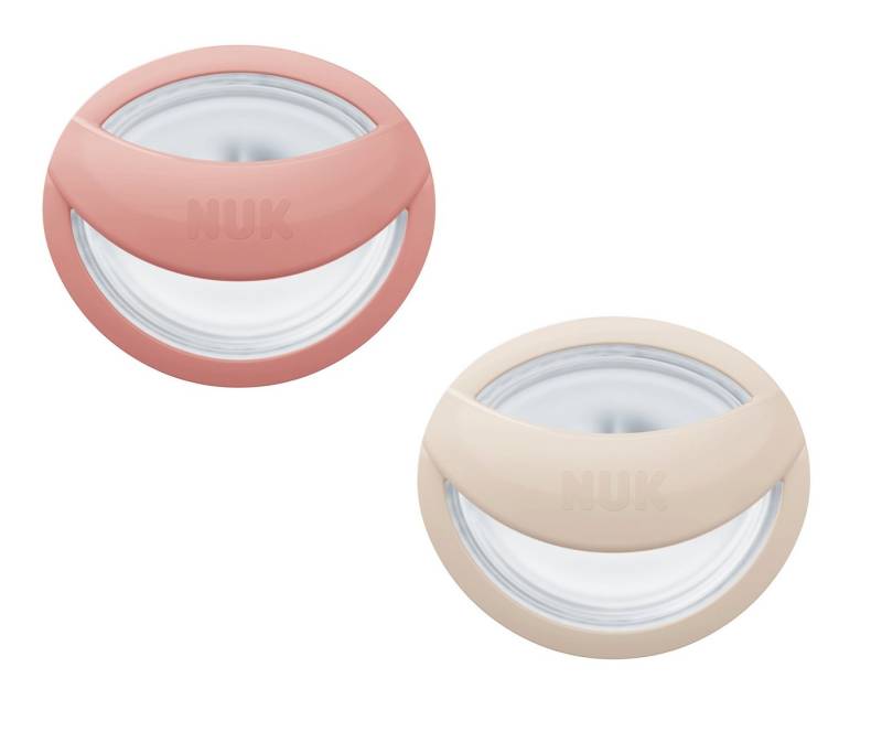 NUK Schnuller MommyFeel Skin-Like Softness - inkl. Schnullerbox, Für eine intakte Stillbeziehung von NUK
