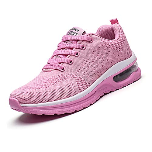 NULL-NULL Damen Laufschuhe Luftkissen Sportschuhe Atmungsaktiv Turnschuhe Fitness Gym Sneaker. von NULL-NULL