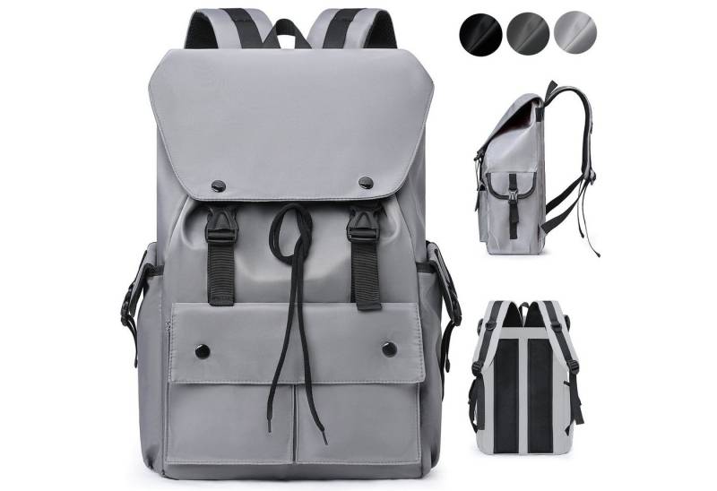 NULSTA Freizeitrucksack Rucksack Damen Herren 15.6 Zoll Laptop Rucksack Wasserdicht Daypack, Schulrucksack Teenager Mädchen Backpack für Uni Schule Reise Arbeit von NULSTA