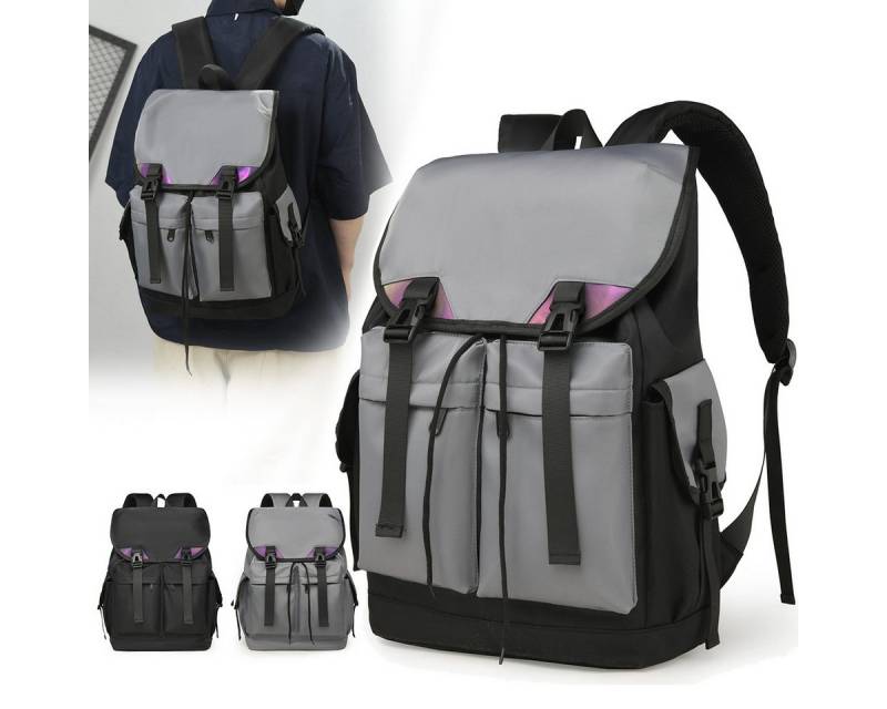 NULSTA Rucksack Herren Damen Wasserabweisend Laptop Freizeitrucksack, Schulrucksack Tagesrucksack Trekkingrucksacke für Freizeit Job Outdoor von NULSTA