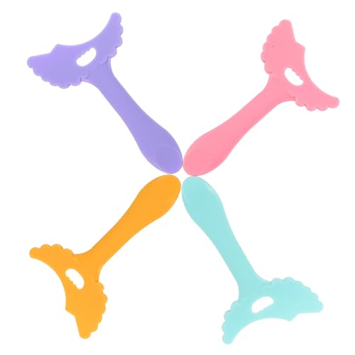 NULYLU 4stücke Wiederverwendbare Eyeliner-schablonen Für Präzises Augen-make-up Multifunktionales Silikon-tool Für Lidschatten Und Eyeliner Tragbar Und Leicht Zu Reinigen Für von NULYLU