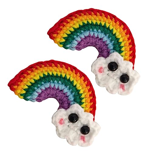 NULYLU 1 Paar Cartoon Regenbogenform Haarnadeln Kinder Haarklammern (verschiedene Farbe) von NULYLU