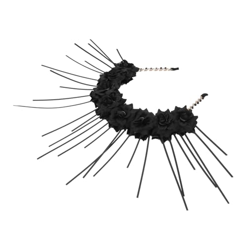 NULYLU Elegantes Blumen-stirnband Im Gothic-stil Accessoires Für Damen Und Mädchen Leicht Und Bequem Für Den Alltag Und Besondere Anlässe von NULYLU