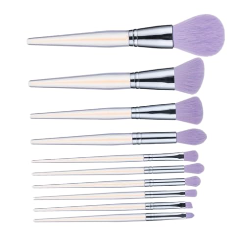 NULYLU 10-teiliges Make-up-pinsel-set – Set Für Damen – Grundierung Lidschatten – Leicht – Für Make-up von NULYLU