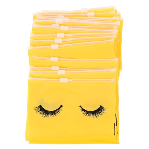 NULYLU 100stücke Eyelash Bags Tragbare Kosmetiktaschen Für Make-up Reise Zipper Beutel Für Kosmetik Schmuck Und Kleine Gegenstände Für Damen von NULYLU