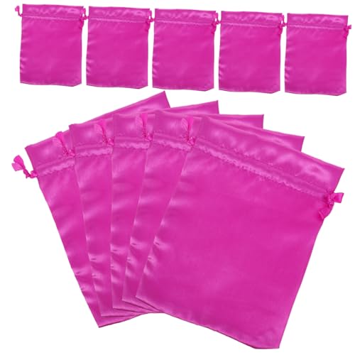 NULYLU 10stücke Satin-perückentasche Mit Kordelzug Für Aufbewahrung Und Transport Kompakt Und Leicht Geeignet Für Mehrere Perücken Modisches Design von NULYLU