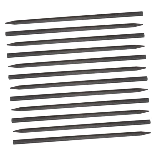 NULYLU 12 Stück Teiliges Vintage Holz Haarnadeln Einfache Runde Holz haarstäbchen Langlebige Antike Haarclips Traditioneller Chinesischer Stil für DIY Haar accessoires Frauen Mädchen von NULYLU