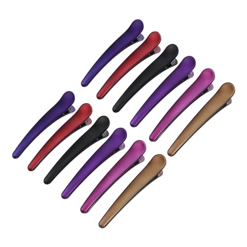 NULYLU 12stücke Haarnadel Frauen Entenschnabel Haarspangen Stylische Haarspangen Aus Acryl Haarschmuck Für Partygeschenk von NULYLU