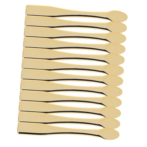 NULYLU 12st Maskenlöffel Lotionsspatel Gesichtsspatel Make-up-löffel Mini-make-up-spatel Schminkschaufel Spachtel Gesichtscreme-spatel Schönheitswerkzeuge Für Frauen Abs Golden NULYLU 12st Maskenlöffel Lotionsspatel Gesichtsspatel Make-up-löffel Mini-make-up-spatel Schminkschaufel Spachtel Gesichtscreme-spatel Schönheitswerkzeuge Für Frauen Abs Golden von NULYLU