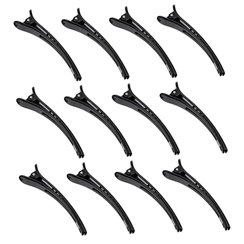 NULYLU 12stücke Teiliges Aus Stilvollen Haarklammern Für Damen Vintage Duckbill Clips Aus Strapazierfähigem Für Haarstyling -projekte Und Make-up Für Zuhause Und Friseursalons von NULYLU
