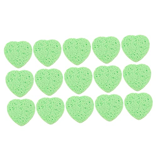 NULYLU 15stücke Herzförmige Gesichtsreinigungsschwämme Sanfte Make-up Entferner Pads Zum Reinigen Und Peelen Der Haut Kompakt Und Hautfreundlich NULYLU 15stücke Herzförmige Gesichtsreinigungsschwämme Sanfte Make-up Entferner Pads Zum Reinigen Und Peelen Der Haut Kompakt Und Hautfreundlich von NULYLU