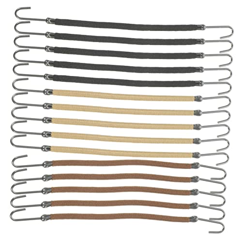 NULYLU 15stücke Elastische Haargummis Haarspangen Für Damen Flexible Haartücher Für Dutt Und Pferdeschwanz Für Dickes Lockiges Oder Glattes Haar Schwarze Kaffeefarbene NULYLU 15stücke Elastische Haargummis Haarspangen Für Damen Flexible Haartücher Für Dutt Und Pferdeschwanz Für Dickes Lockiges Oder Glattes Haar Schwarze Kaffeefarbene von NULYLU