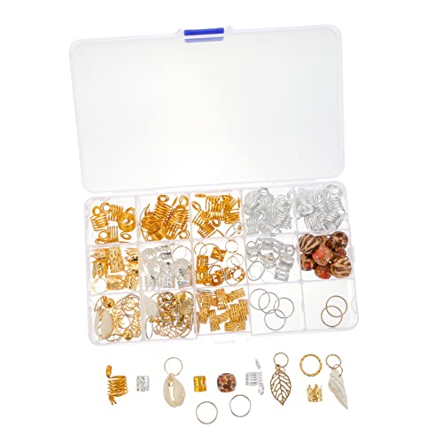 NULYLU 158stücke Teiliges Dreadlocks Ringe Aus Einstellbare Haarschmuck Ringe Für Kreative Zöpfe Und Dreadlocks Für Partys Und Hochzeiten von NULYLU