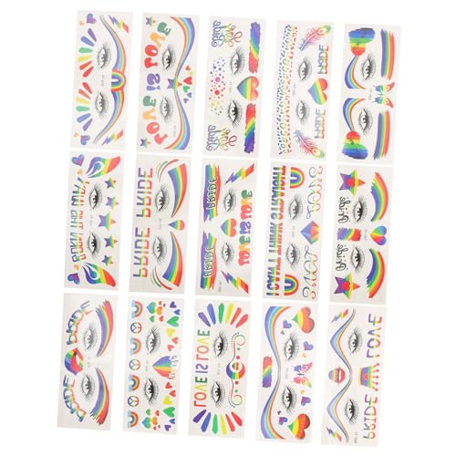 NULYLU 15blätter Tattoo Aufkleber Temporär Für Frauen Körper Dekorativ Lebendig Mode Aufkleber Temporärer Für Erwachsene Partygeschenke von NULYLU